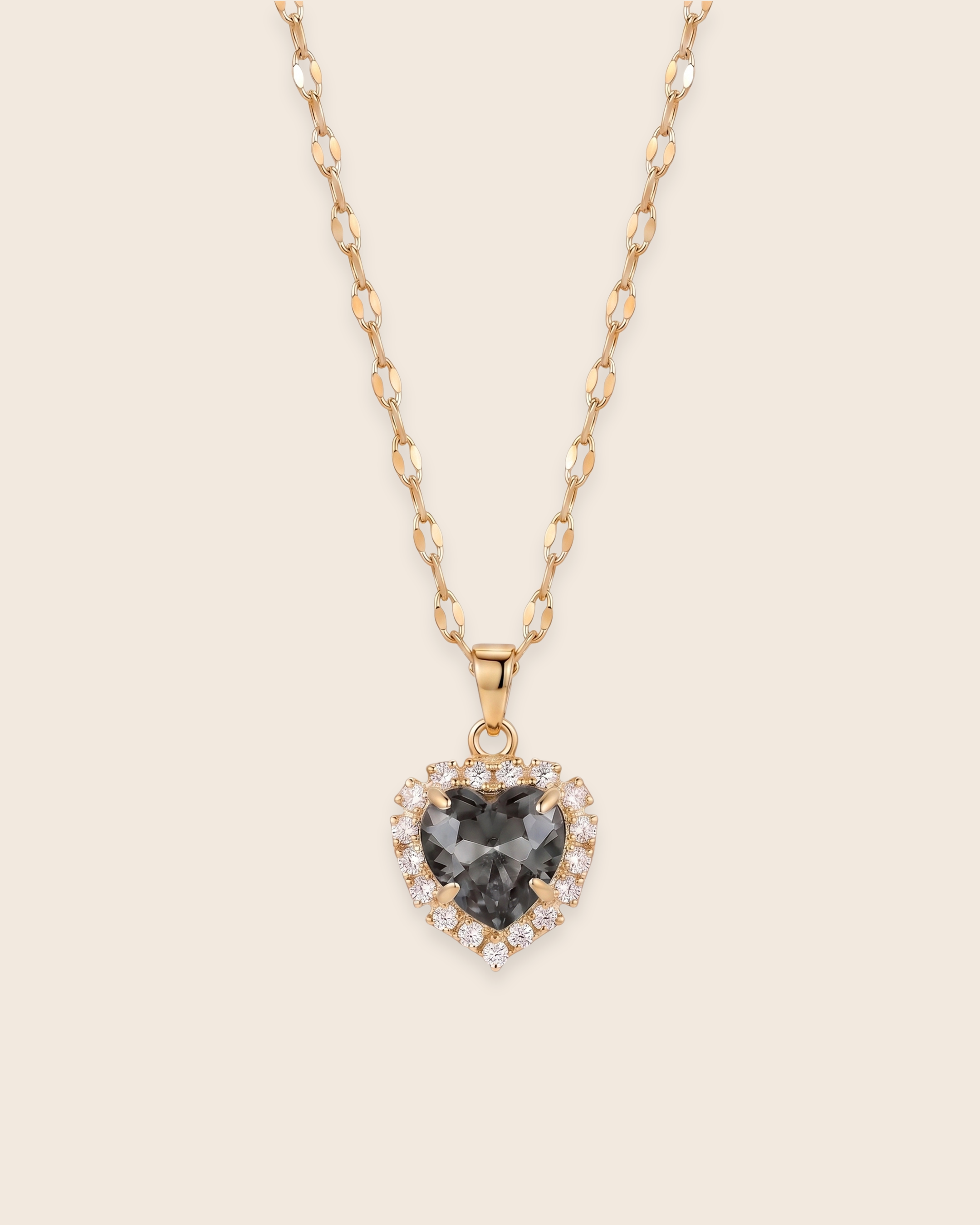 Amour Birthstone Necklace - June Moonstone